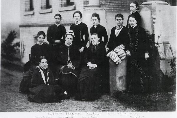 First student group photograph,1879. Copyright @LMH 