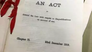 sex disqualifcation removal act 