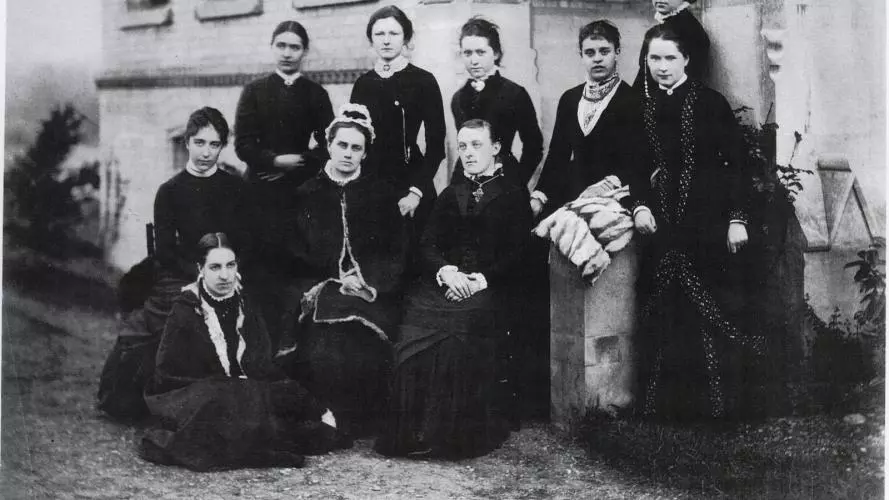 First student group photograph,1879. Copyright @LMH 